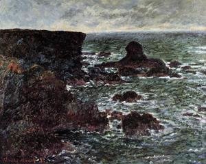Claude Monet - Rocky Coast And The Lion Rock  Bele Ile