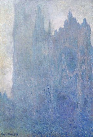 Rouen Cathedral In The Fog
