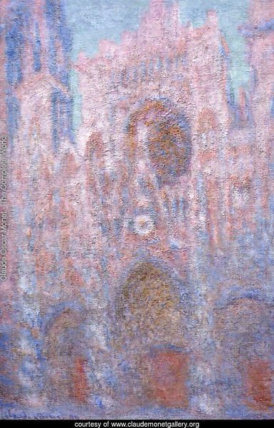 Rouen Cathedral  Symphony In Grey And Rose