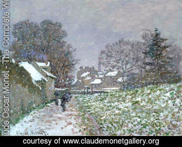 Claude Monet - Snow At Argenteuil2