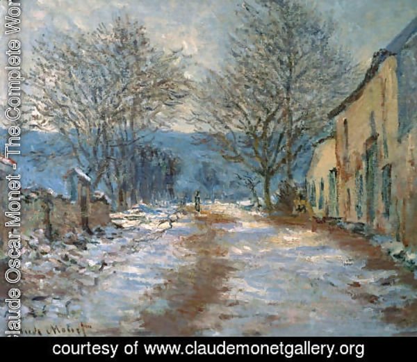 Claude Monet - Snow Effect At Limetz