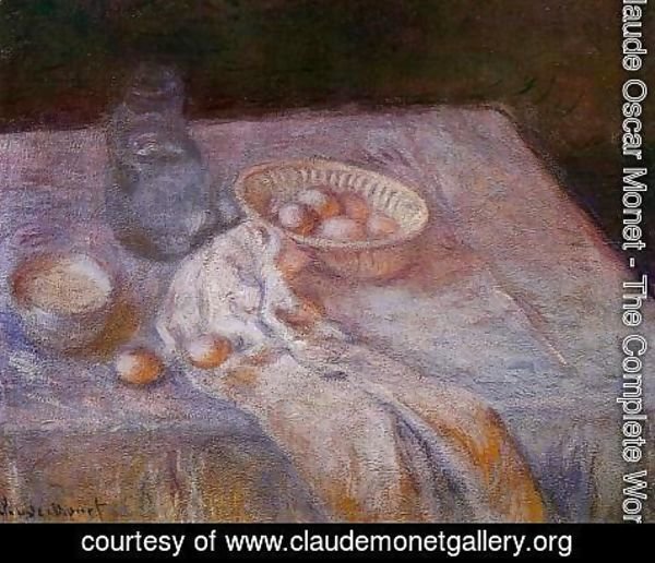 Claude Monet - Still Life With Eggs