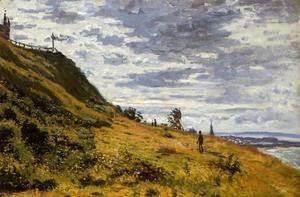 Claude Monet - Taking A Walk On The Cliffs Of Sainte Adresse