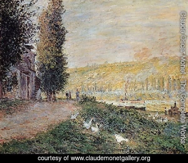 The Banks Of The Seine  Lavacour