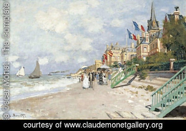 Claude Monet - The Beach At Trouville2