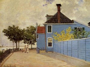 Claude Monet - The Blue House At Zaandam