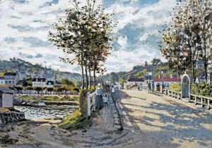 Claude Monet - The Bridge At Bougival