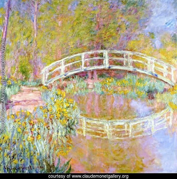 The Bridge In Monets Garden