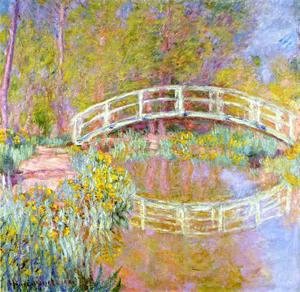 Claude Monet - The Bridge In Monets Garden