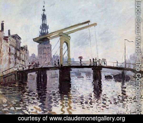Claude Monet - The Bridge  Amsterdam