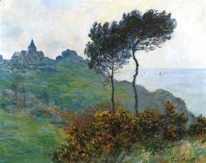 Claude Monet - The Church At Varengaville  Grey Weather
