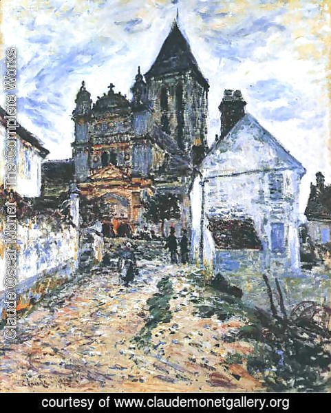 Claude Monet - The Church At Vetheuil