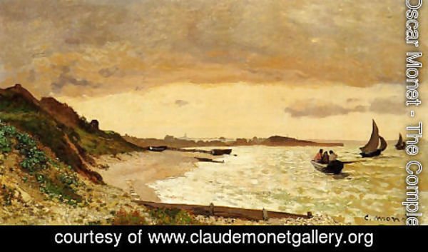 Claude Monet - The Coast At Sainte Adresse