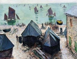 The Departure Of The Boats  Etretat