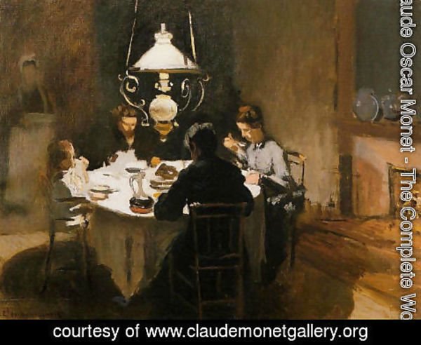 Claude Monet - The Dinner