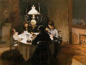 Claude Monet - The Dinner