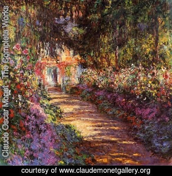 Claude Monet - The Flowered Garden
