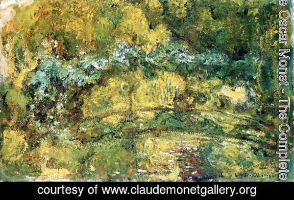 Claude Monet - The Footbridge Over The Water Lily Pone