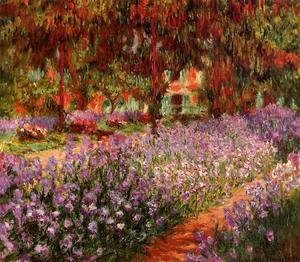 Claude Monet - The Garden Aka Irises