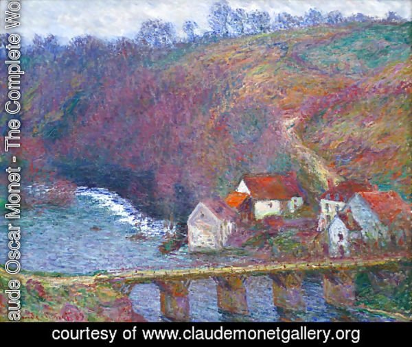 Claude Monet - The Grande Creuse By The Bridge At Vervy