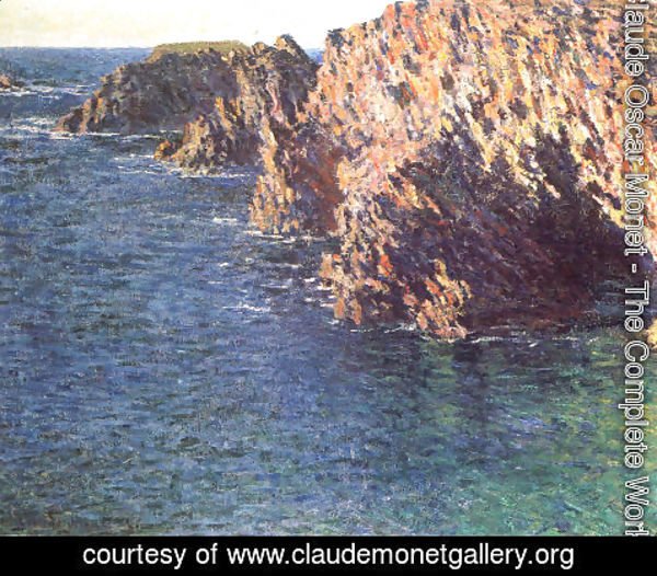 Claude Monet - The Grotto Of Port Domois