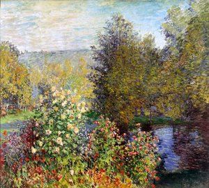 Claude Monet - The Hoschedes Garden At Montgeron
