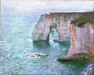 Claude Monet - The Manneport Seen From The East