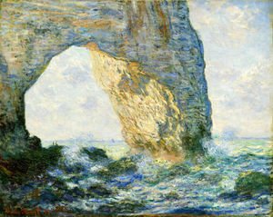 Claude Monet - The Manneport  Etretat