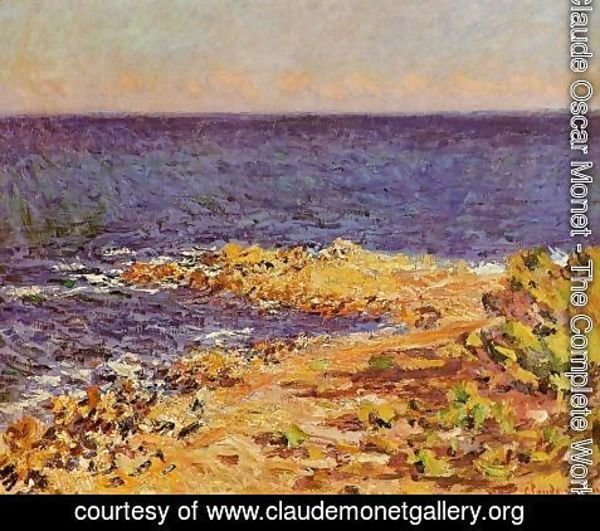 Claude Monet - The Meditarranean At Antibes