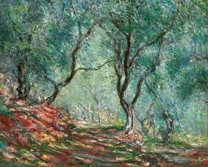 Claude Monet - The Olive Tree Wood In The Moreno Garden