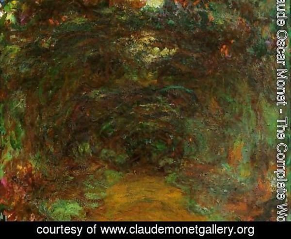 Claude Monet - The Path Under The Rose Trellises  Giverny2