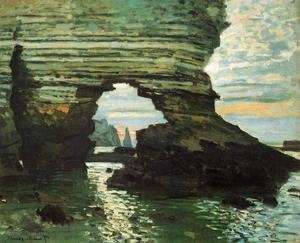 Claude Monet - The Porte D Amont  Etretat
