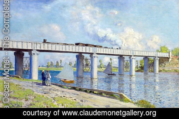 Claude Monet - The Railroad Bridge At Argenteuil2
