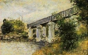 Claude Monet - The Railway Bridge At Argenteuil2