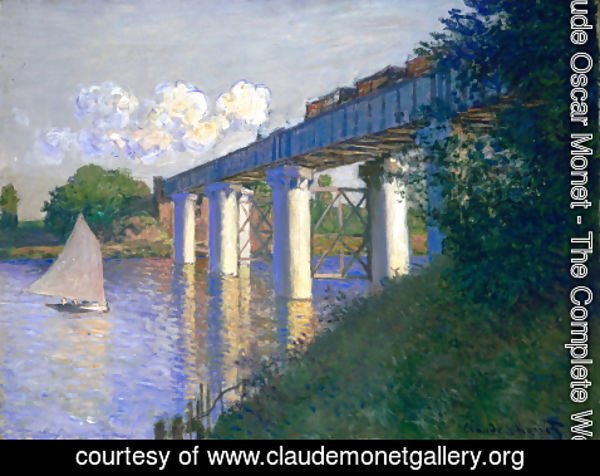 Claude Monet - The Railway Bridge At Argenteuil3