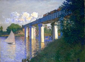 Claude Monet - The Railway Bridge At Argenteuil3