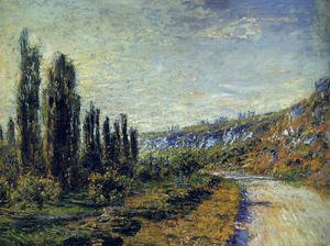Claude Monet - The Road From Vetheuil