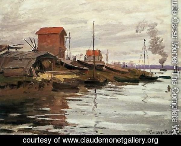 Claude Monet - The Seine At Le Petit Gennevilliers