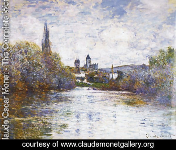 Claude Monet - The Small Arm Of The Seine At Vetheuil