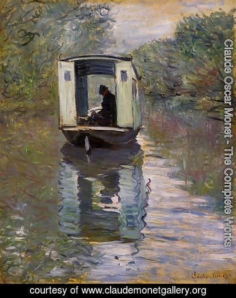 Claude Monet - The Studio Boat2