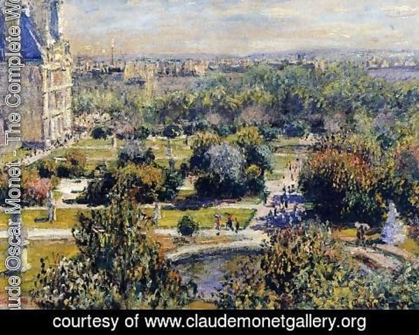 Claude Monet - The Tulleries