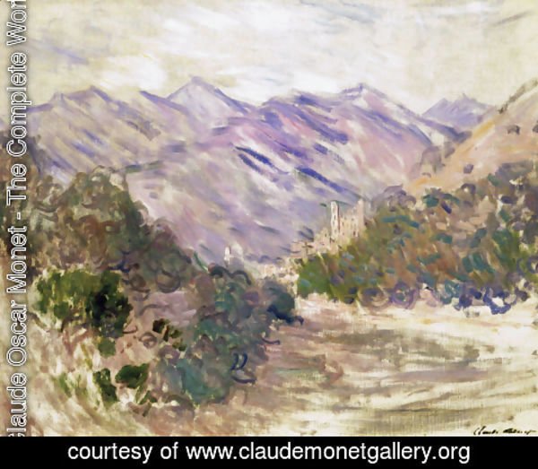 Claude Monet - The Valley Of The Nervia With Dolceacqua