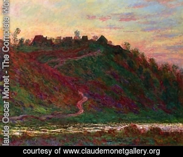 Claude Monet - The Village Of La Coche Blond  Evening