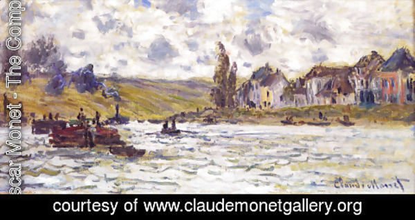 Claude Monet - The Village Of Lavacourt