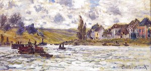 Claude Monet - The Village Of Lavacourt