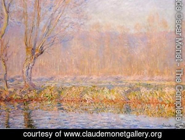 Claude Monet - The Willow Aka Spring On The Epte