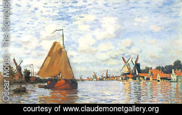Claude Monet - The Zaan At Zaandam