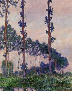 Claude Monet - Three Trees In Grey Weather