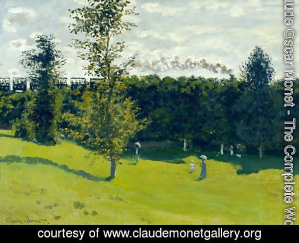 Claude Monet - Train In The Country