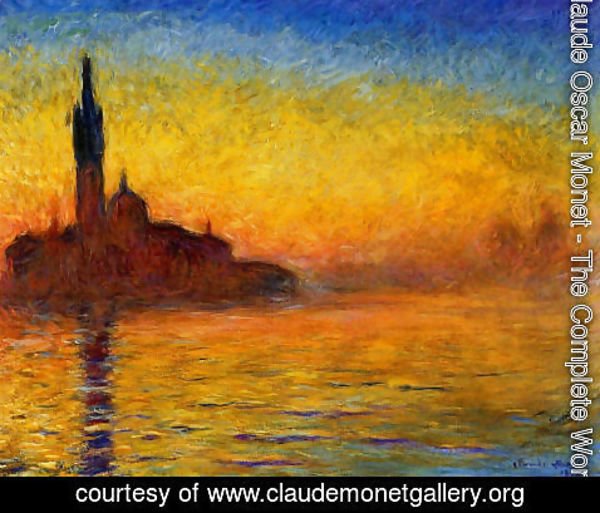 Claude Monet - Twilight  Venice